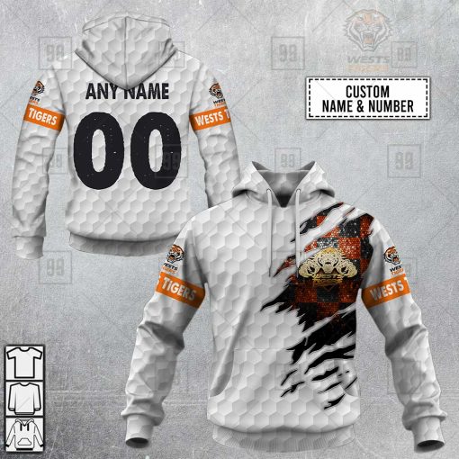 Personalized NRL Wests Tigers Golf | Hoodie, T Shirt, Zip Hoodie, Sweatshirt