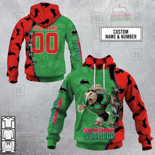 Personalized NRL Warrior South Sydney Rabbitohs Hoodie, T Shirt, Zip Hoodie, Sweatshirt