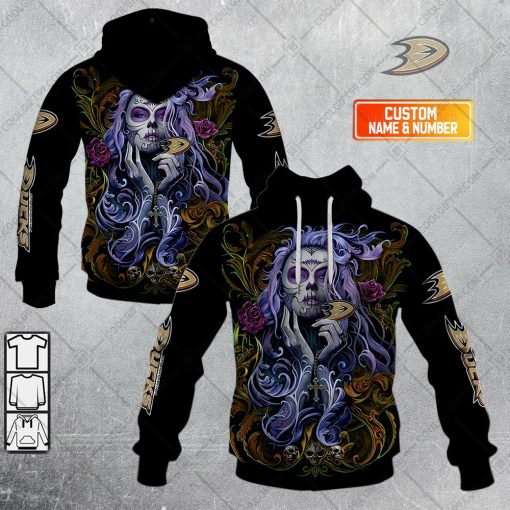 NHL Anaheim Ducks Tattoo Girl Artwork 2023 | Hoodie, T Shirt, Zip Hoodie, Sweatshirt