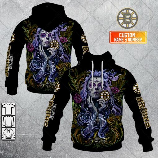 NHL Boston Bruins Tattoo Girl Artwork 2023 | Hoodie, T Shirt, Zip Hoodie, Sweatshirt