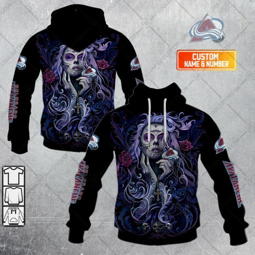 NHL Colorado Avalanche Tattoo Girl Artwork 2023 | Hoodie, T Shirt, Zip Hoodie, Sweatshirt