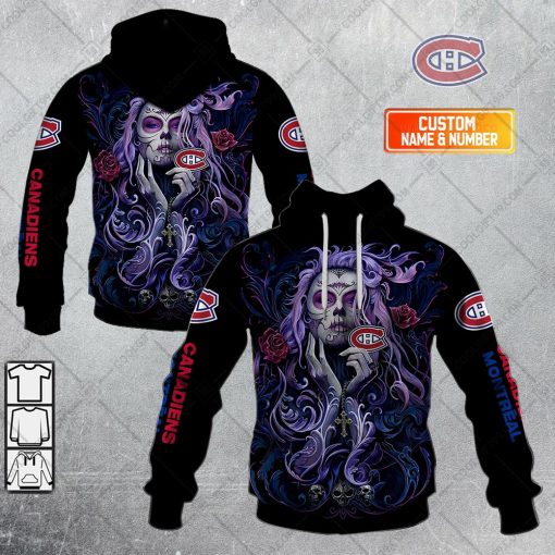 NHL Montreal Canadiens Tattoo Girl Artwork 2023 | Hoodie, T Shirt, Zip Hoodie, Sweatshirt