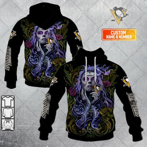 NHL Pittsburgh Penguins Tattoo Girl Artwork 2023 | Hoodie, T Shirt, Zip Hoodie, Sweatshirt