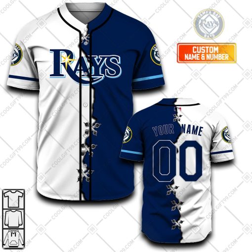 Personalized MLB Tampa Bay Rays Mix Jersey