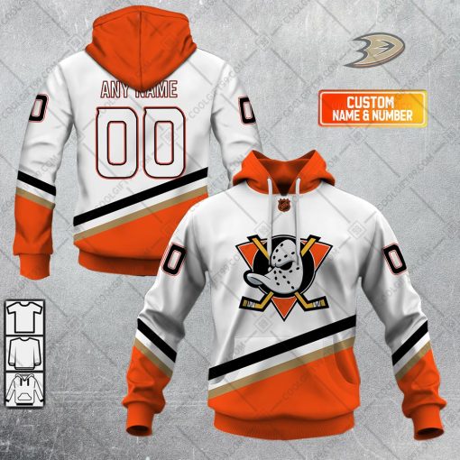 Personalized NHL Anaheim Ducks Reverse Retro 2223 Style | Hoodie, T Shirt, Zip Hoodie, Sweatshirt