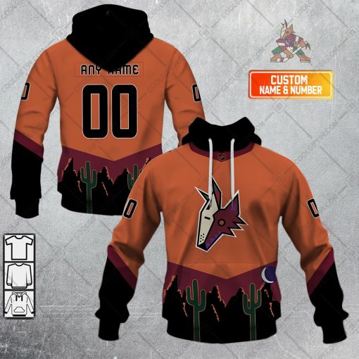 Personalized NHL Arizona Coyotes Reverse Retro 2223 Style | Hoodie, T Shirt, Zip Hoodie, Sweatshirt