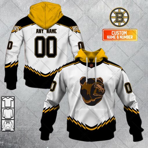 Personalized NHL Boston Bruins Reverse Retro 2223 Style | Hoodie, T Shirt, Zip Hoodie, Sweatshirt