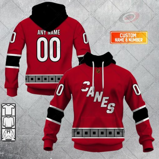 Personalized NHL Carolina Hurricanes Reverse Retro 2223 Style | Hoodie, T Shirt, Zip Hoodie, Sweatshirt