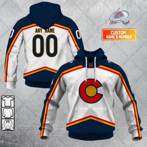 Personalized NHL Colorado Avalanche Reverse Retro 2223 Style | Hoodie, T Shirt, Zip Hoodie, Sweatshirt