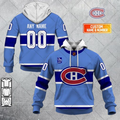 Personalized NHL Montreal Canadiens Reverse Retro 2223 Style | Hoodie, T Shirt, Zip Hoodie, Sweatshirt