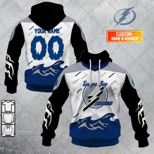 Personalized NHL Tampa Bay Lightning Reverse Retro 2223 Style | Hoodie, T Shirt, Zip Hoodie, Sweatshirt