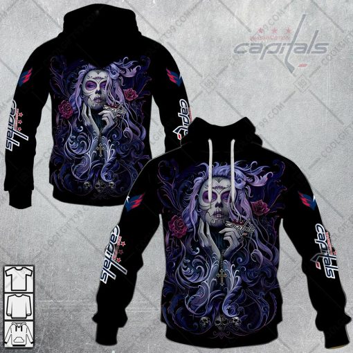 NHL Washington Capitals Tattoo Girl Artwork 2023 | Hoodie, T Shirt, Zip Hoodie, Sweatshirt