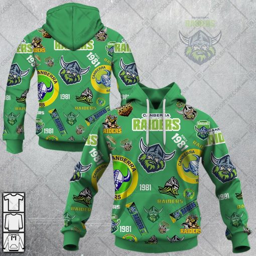 NRL Canberra Raiders Season Logo | Hoodie, T Shirt, Zip Hoodie, Sweatshirt