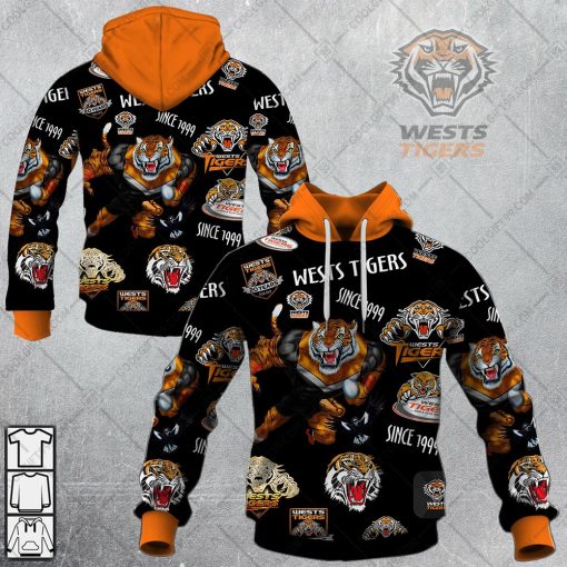 NRL Wests Tigers Season Logo | Hoodie, T Shirt, Zip Hoodie, Sweatshirt