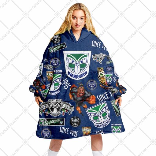 NRL New Zealand Warriors Season Logo | Oodie, Flanket, Blanket Hoodie, Snuggie