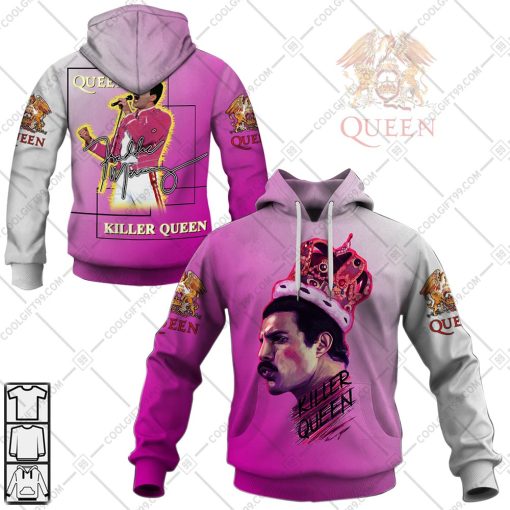 Queen Freddie Mercury ART 2023 v2 Hoodie, T Shirt, Zip Hoodie, Sweatshirt