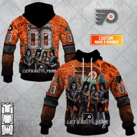 NHL Philadelphia Flyers Reverse Retro Personalized Hoodie