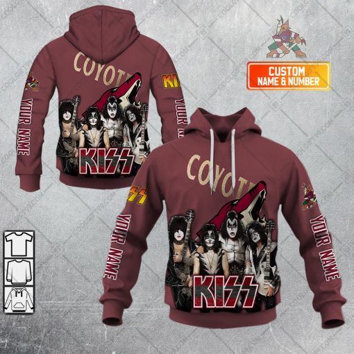 Personalized NHL Arizona Coyotes KissBand v2 | Hoodie, T Shirt, Zip Hoodie, Sweatshirt