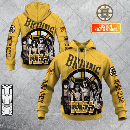 Personalized NHL Boston Bruins KissBand v2 | Hoodie, T Shirt, Zip Hoodie, Sweatshirt