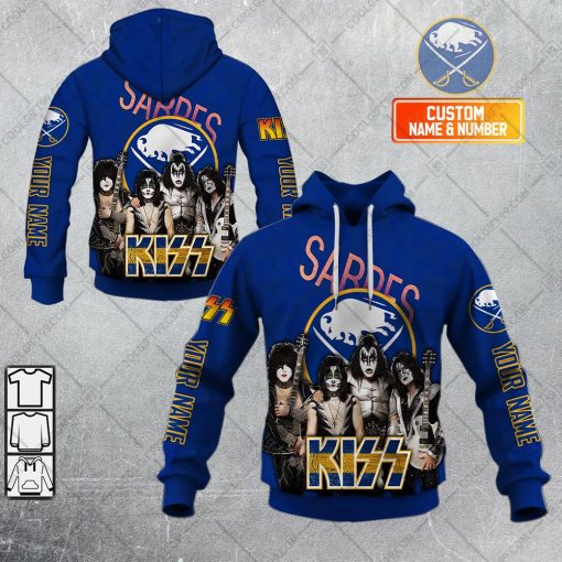 Personalized NHL Buffalo Sabres KissBand v2 | Hoodie, T Shirt, Zip Hoodie, Sweatshirt