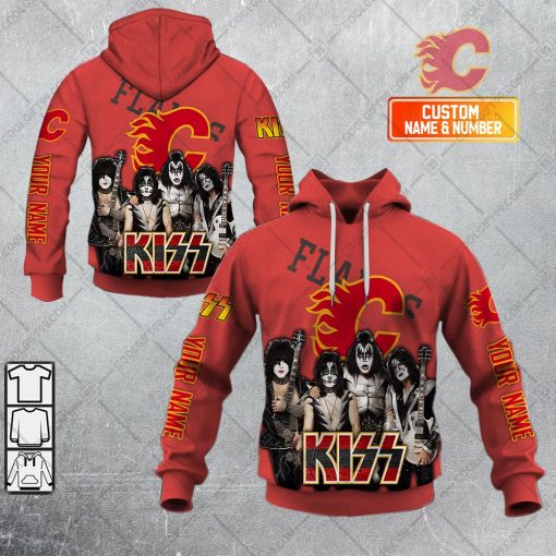 Personalized NHL Calgary Flames KissBand v2 | Hoodie, T Shirt, Zip Hoodie, Sweatshirt