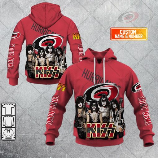 Personalized NHL Carolina Hurricanes KissBand v2 | Hoodie, T Shirt, Zip Hoodie, Sweatshirt