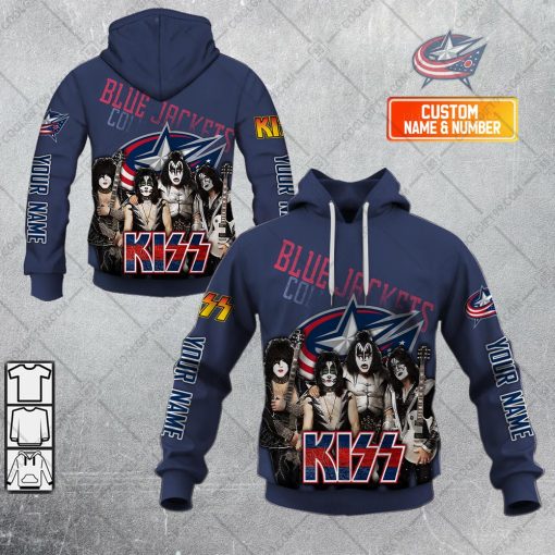 Personalized NHL Columbus Blue Jackets KissBand v2 | Hoodie, T Shirt, Zip Hoodie, Sweatshirt