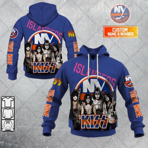 Personalized NHL New York Islanders KissBand v2 | Hoodie, T Shirt, Zip Hoodie, Sweatshirt