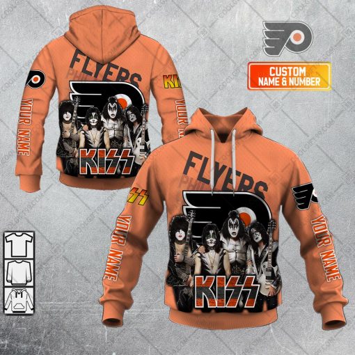 Personalized NHL Philadelphia Flyers KissBand v2 | Hoodie, T Shirt, Zip Hoodie, Sweatshirt