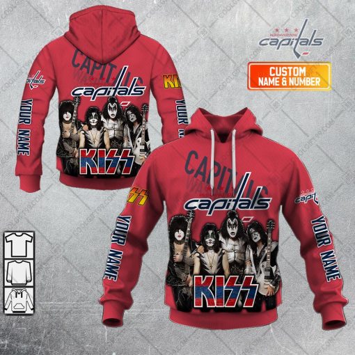 Personalized NHL Washington Capitals KissBand v2 | Hoodie, T Shirt, Zip Hoodie, Sweatshirt