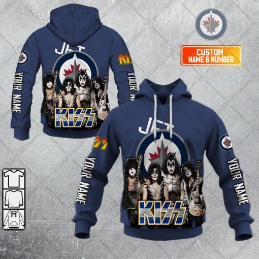 Personalized NHL Winnipeg Jets KissBand v2 | Hoodie, T Shirt, Zip Hoodie, Sweatshirt