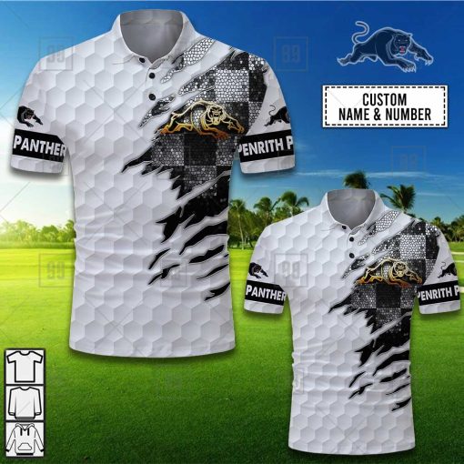 Personalized Golf NRL Penrith Panthers Polo Shirt