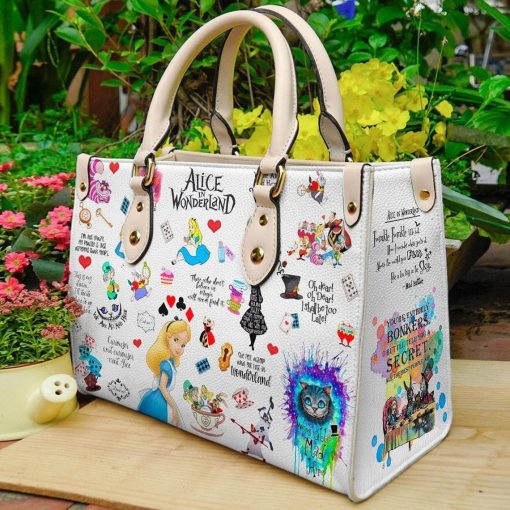 Alice in Wonderland Leather Bag | Ladies Leather Handbag