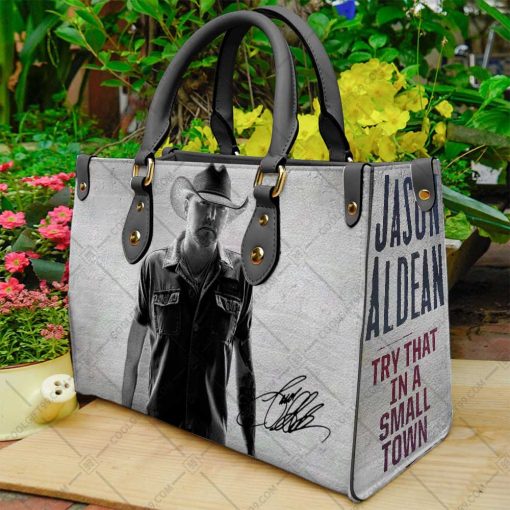 Jason Aldean Try That In A Small Town V2 | Ladies Leather Handbag