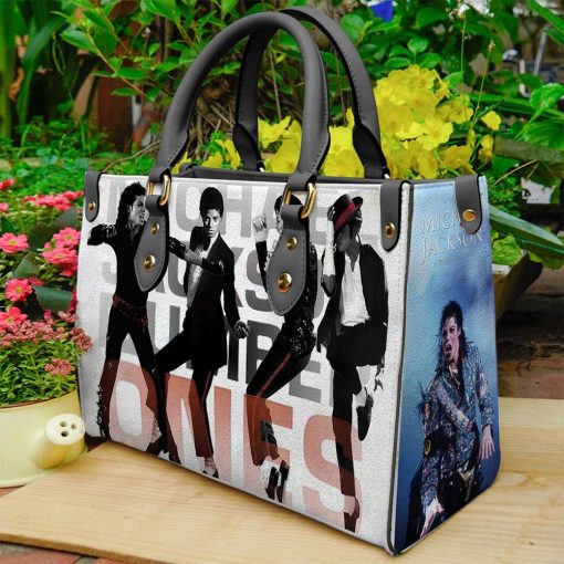 Michael Jackson Ladies Leather Handbag V3
