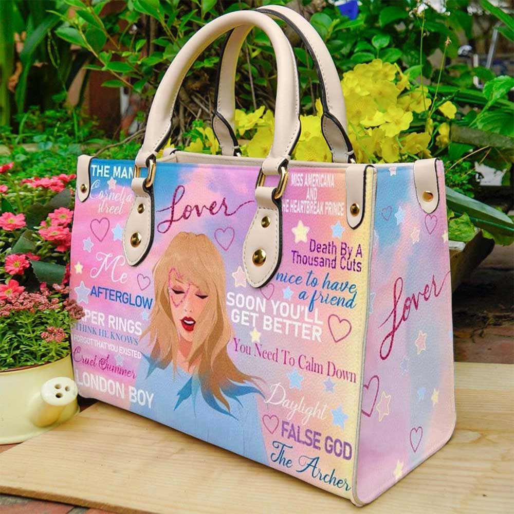 Taylor Swift Lover Art Leather Bag| Women's Leather Bag - SUPERGIFT99