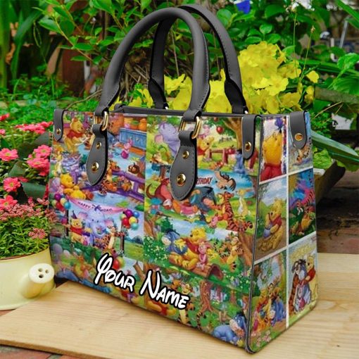 Pooh and Friends V5 Leather Bag | Ladies Leather Handbag