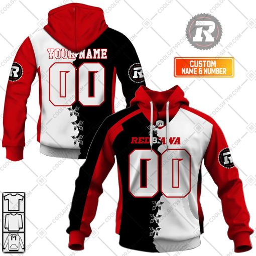 Personalized CFL Ottawa Redblacks Mix Jersey Style | Hoodie, T Shirt, Zip Hoodie, Sweatshirt