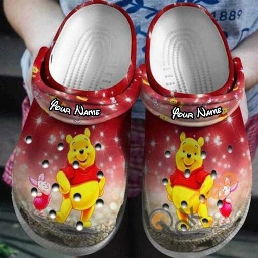 Personalized Pooh and Friends Crocs V11
