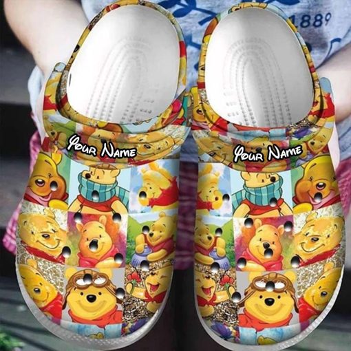 Personalized Pooh and Friends Crocs V12