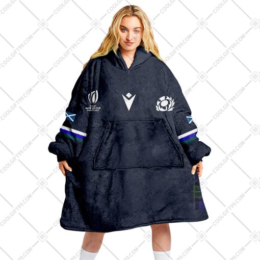 Personalized Rugby World Cup 2023 Scotland Rugby Home Jersey Style | Oodie, Flanket, Blanket Hoodie, Snuggie