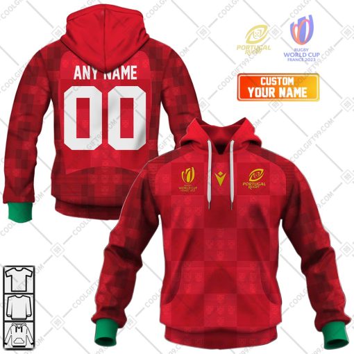 Personalized Rugby World Cup 2023 Portugal Rugby Home Jersey | Hoodie, T Shirt, Zip Hoodie, Sweatshirt