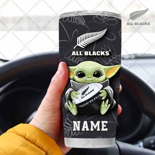 Personalized New Zealand Rugby All Blacks Tumbler 20OZ