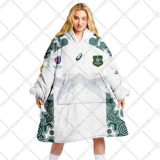 Rugby World Cup 2023 Australia Rugby Wallabies ALT Jersey Style | Oodie, Flanket, Blanket Hoodie, Snuggie