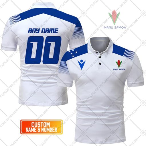 Rugby World Cup 2023 Samoa Rugby ALT Jersey Style Polo Shirt