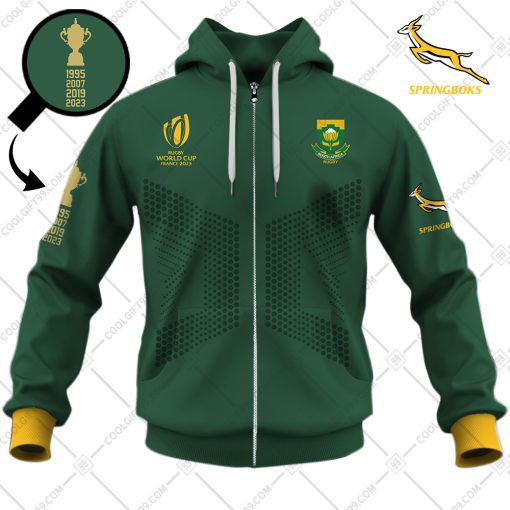 Personalized Rugby World Cup 2023 Springboks South Africa Rugby Home Jersey | Hoodie, T Shirt, Zip Hoodie, Sweatshirt