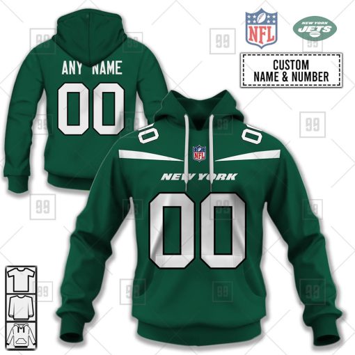 Personalized NFL New York Jets Home Jersey Style | Hoodie, T Shirt, Zip Hoodie, Sweatshirt