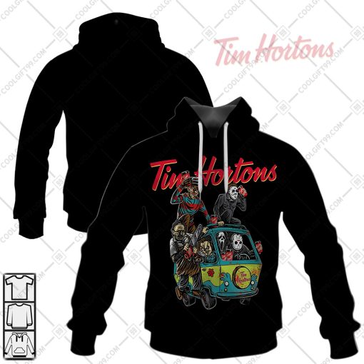 Tim Hortons Horror Car Black | Hoodie, T Shirt, Zip Hoodie, Sweatshirt