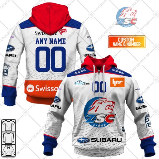 Personalized NL Hockey ZSC Lions Away jersey Style | Hoodie, T Shirt, Zip Hoodie, Sweatshirt