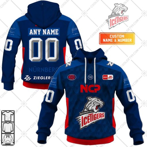 DEL Nurnberg Ice Tigers 2324 Home Jersey Style | Hoodie, T Shirt, Zip Hoodie, Sweatshirt